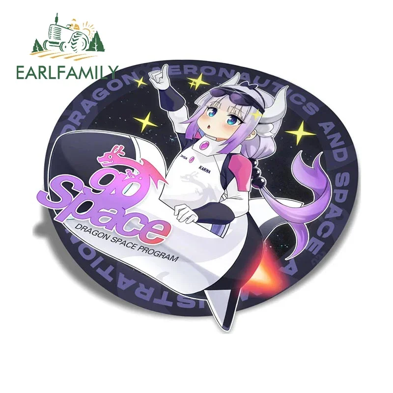 

EARLFAMILY 13cm x 10.9cm Kanna Anime Space Car Sticker Funny Surfboard Motorcycle Decal Graffiti Caravan Waterproof Accessories