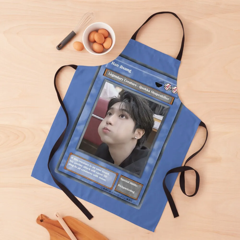 

Han Jisung playable card Apron Men'S Kitchen Apron Apron For Nail Stylist Women'S Home Clothes