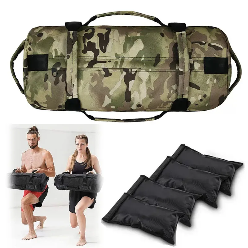

Heavy Duty Workout Sandbags Adjustable Weight Filler Bags For Fitness MMA Boxing Power Training Weightlifting Exercise Home Gym