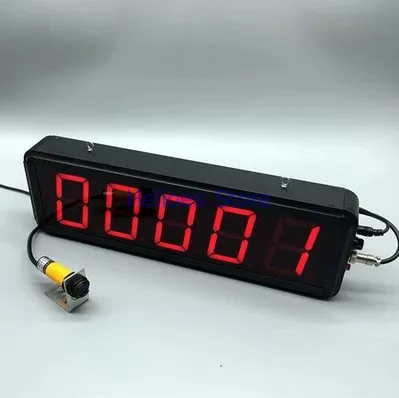 LED Large Screen Counter Conveyor Belt Loading Point Counting Machine Industrial Digital Display Infrared Induction Pipeline