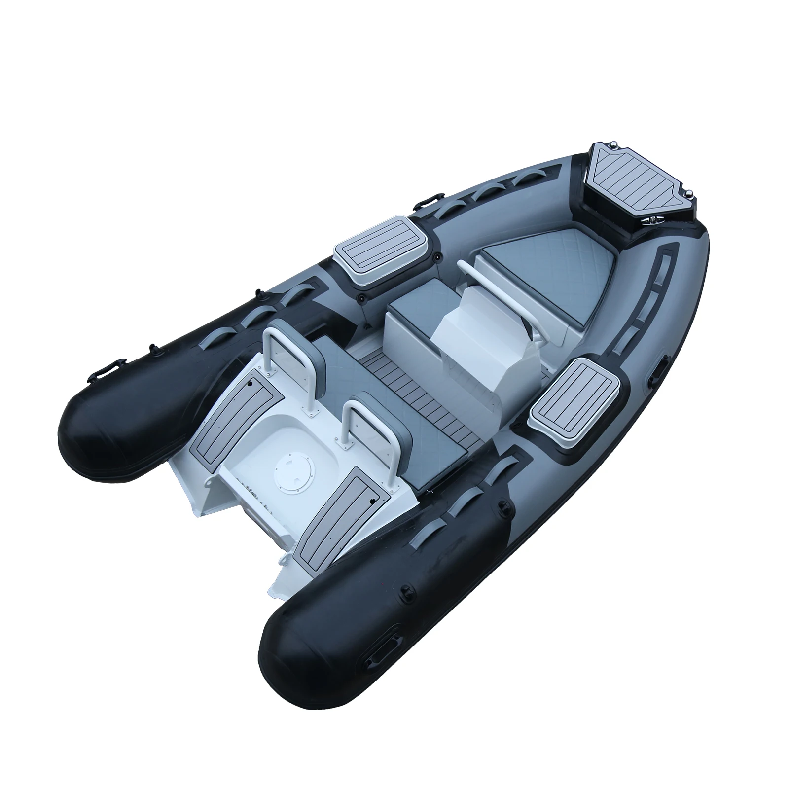 3.3m Mini Luxury Rib Fishing Boat Aluminum Folding Inflatable Sport Yacht Drifting Lake Light Weight Eco-Friendly 4 Persons
