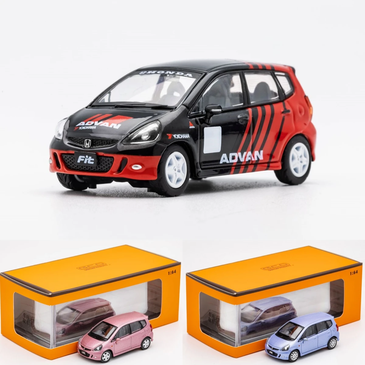 GCD 1:64 FIT ADVAN Diecast Model Car