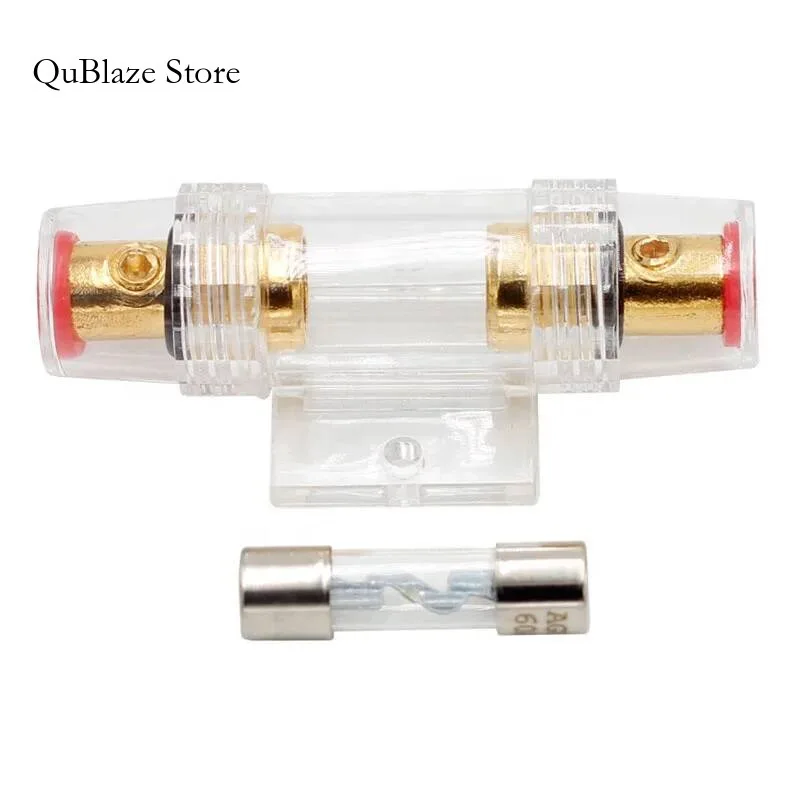 

IMC Audio 60 Amp AGU & Fits 4 8 10 Gauge Wire Inline Fuse Holder