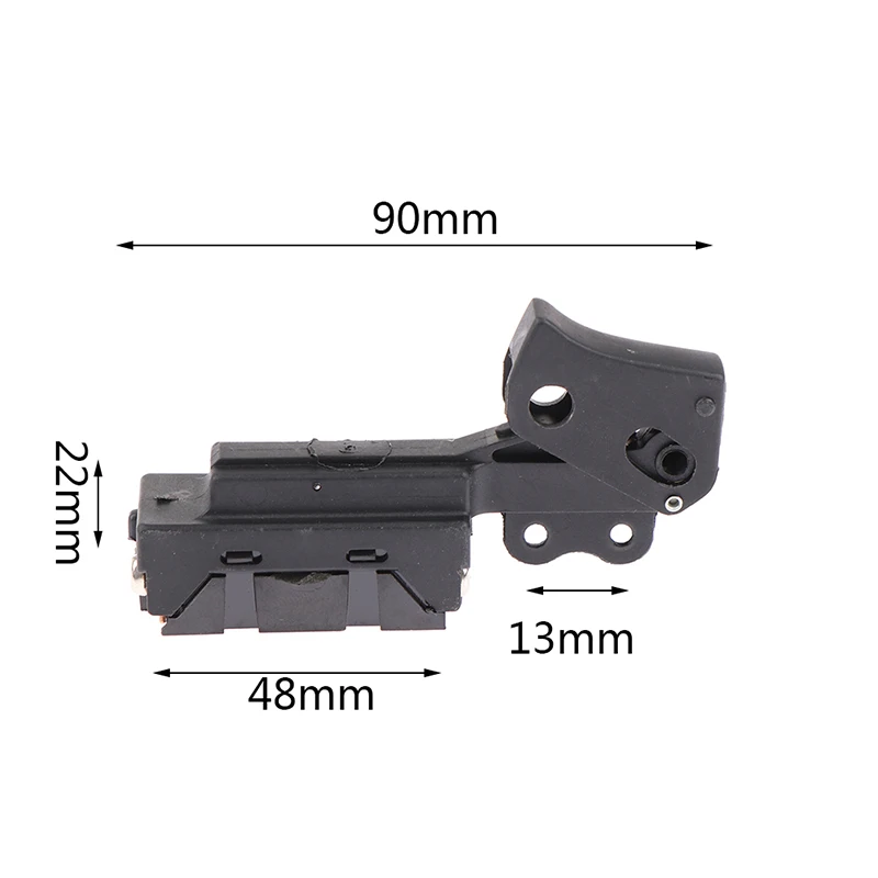 1Pc Elektrische Tool Trigger Schakelaar Snelheidscontrole Trigger Knop Voor Haakse Slijper Elektrische Hamer Boorsnelheid Schakelaar Lock/Unlock