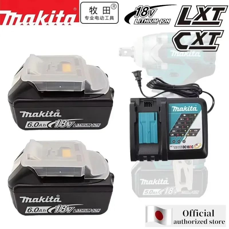 

Makita 18V 6.0Ah rechargeable battery, suitable for Makita BL1840 BL1830 BL1830B BL1850 BL1850B original power tool battery