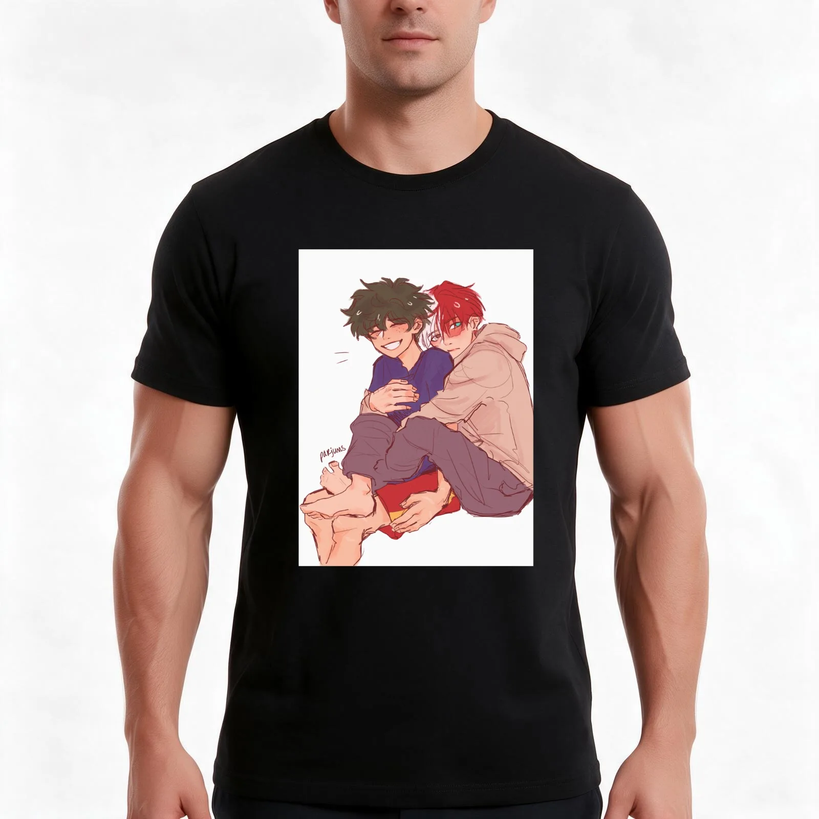 affection T-Shirt, Summer Casual Cotton Tee, Oversized Streetwear Tops, Vintage Graphic Print, Loose Fit Short Sleeve