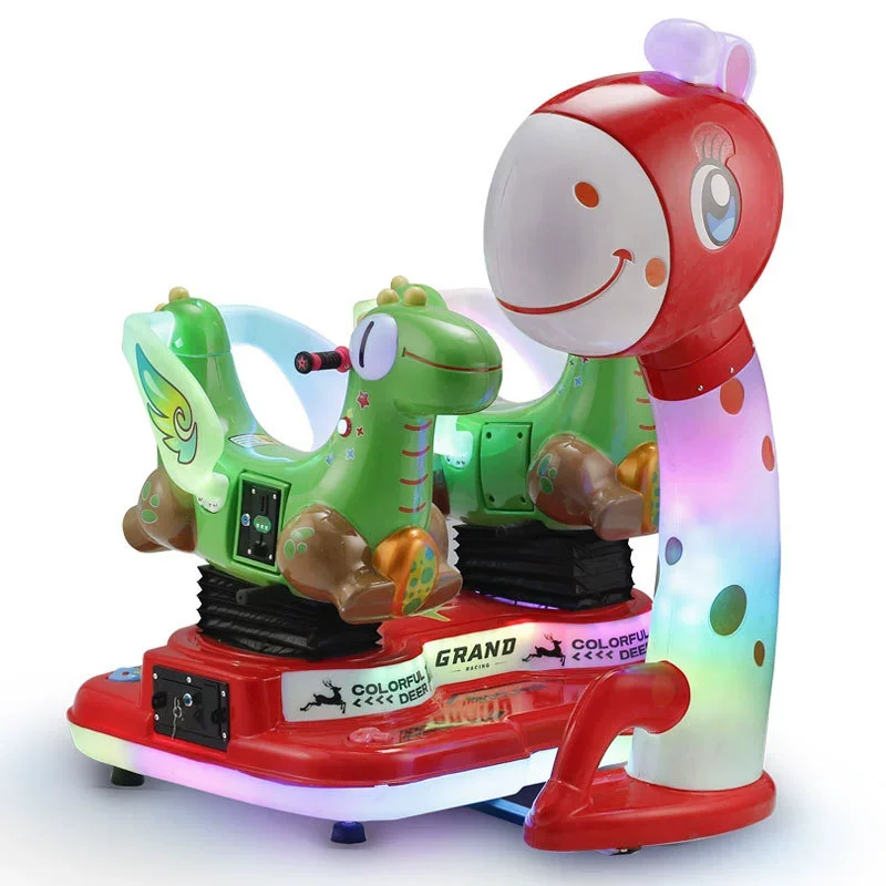 

Новые домашние детские монеты-качалки с двумя маленькими дельфинами и динозаврами, анимация MP5 на продажу