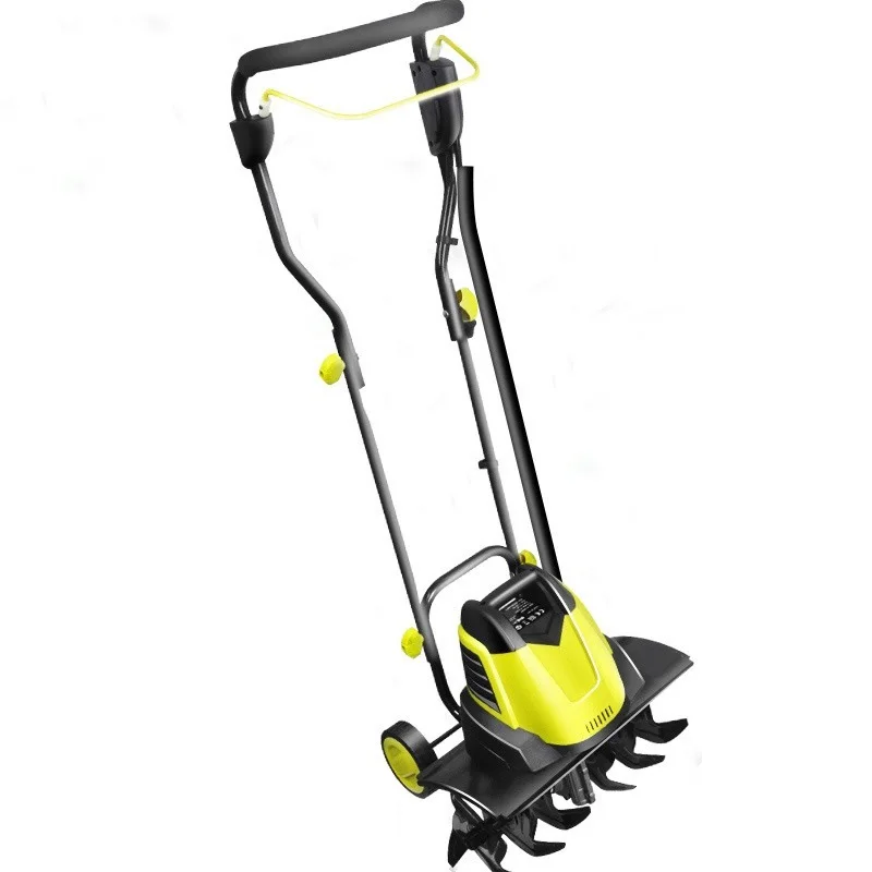 220V Electric Scarifier Micro-Tiller Land Ploughing Machine Household Land Digging Cultivator Agricultural Rotary Tiller