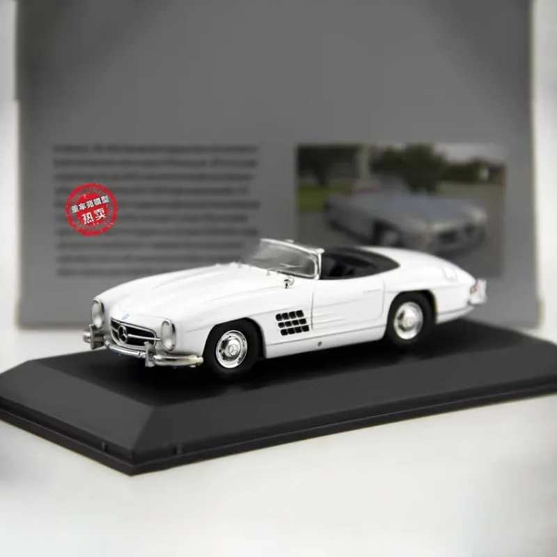 

Diecast 1:43 Scale 300 SL Alloy Convertible Vintage Car Model Finished Product Simulation Toy Gift Static Model Display
