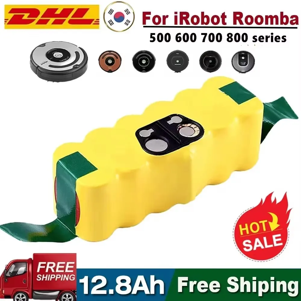 

Оригинальный аккумулятор 12,8 Ач, 14,4 В для iRobot Roomba 500 600 700 800 900 595 620 650 780 890 для iRobot Roomba