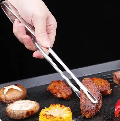 

Kitchen Tongs Barbecue Grill Tongs Cooking Tweezers Stainless Steel Meat Food Tongs Clip Buffet BBQ Tools Home Kitchen Gadgets
