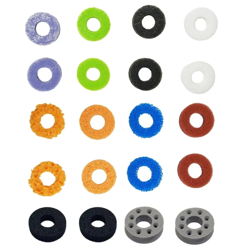 High Elastic Silicone Thumbstick Rings Control Rings Fit for Game Console Controller Gamepad Enhancing Gaming Accuracy