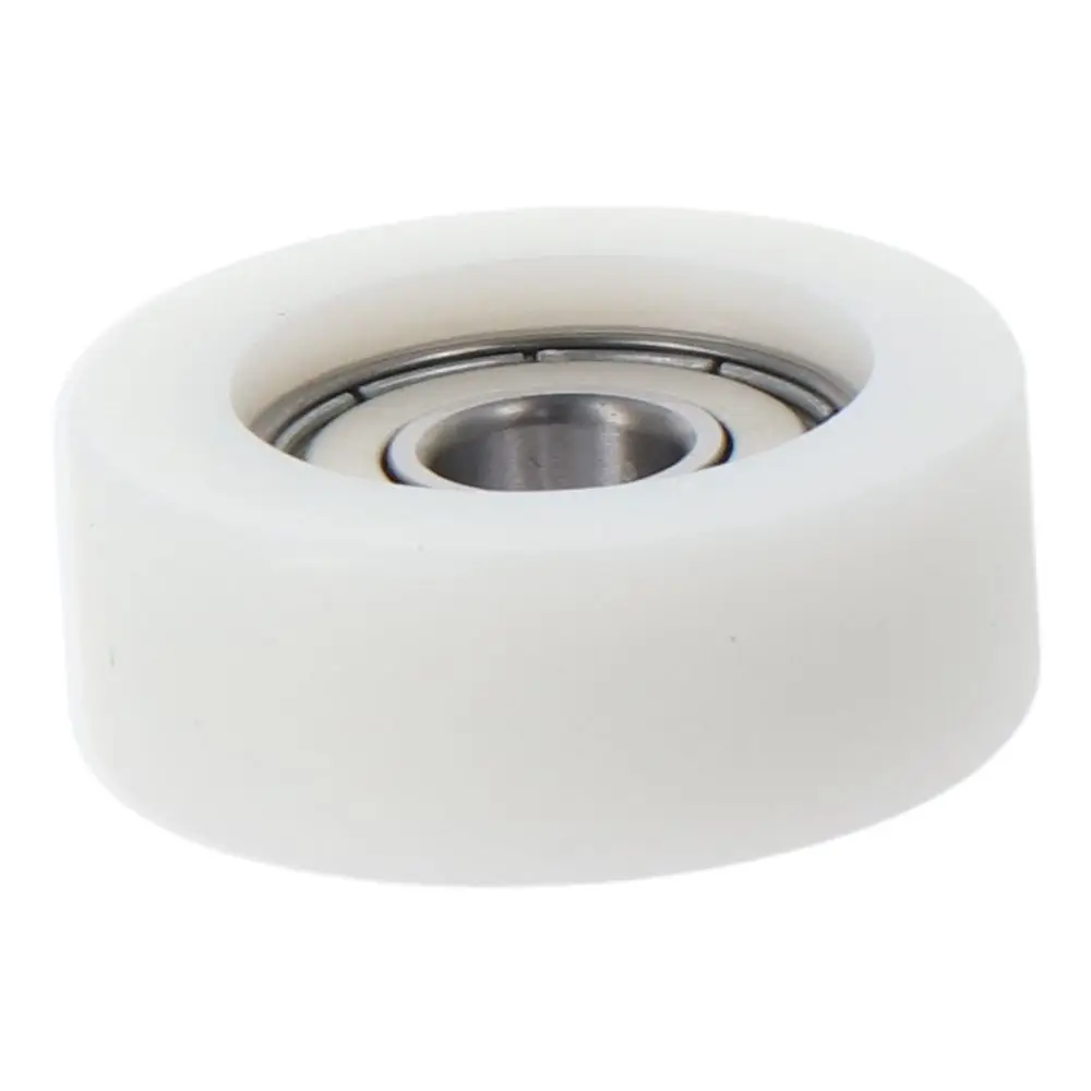 4pcs Round Wheel 608ZZ Ball Bearing Chrome Steel Single-row Guide Pulley Roller Pre-lubricated 8x32x12mm