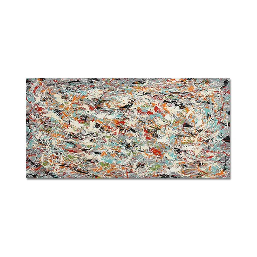 Modern Abstract Acrylic Painting Canvas Art Picture Wall Frameless Line Texture The Composition Is Clever Hand Drawing Decor image 6