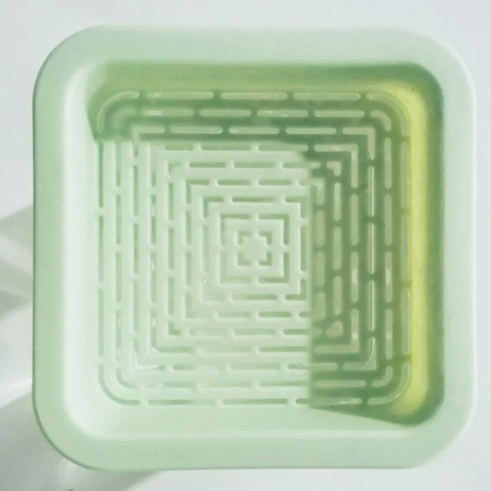 Detachable Soilless Cultivation Cup Transparent Reusable Cat Grass Box Planter with Drain Holes Portable Hydroponic Planter