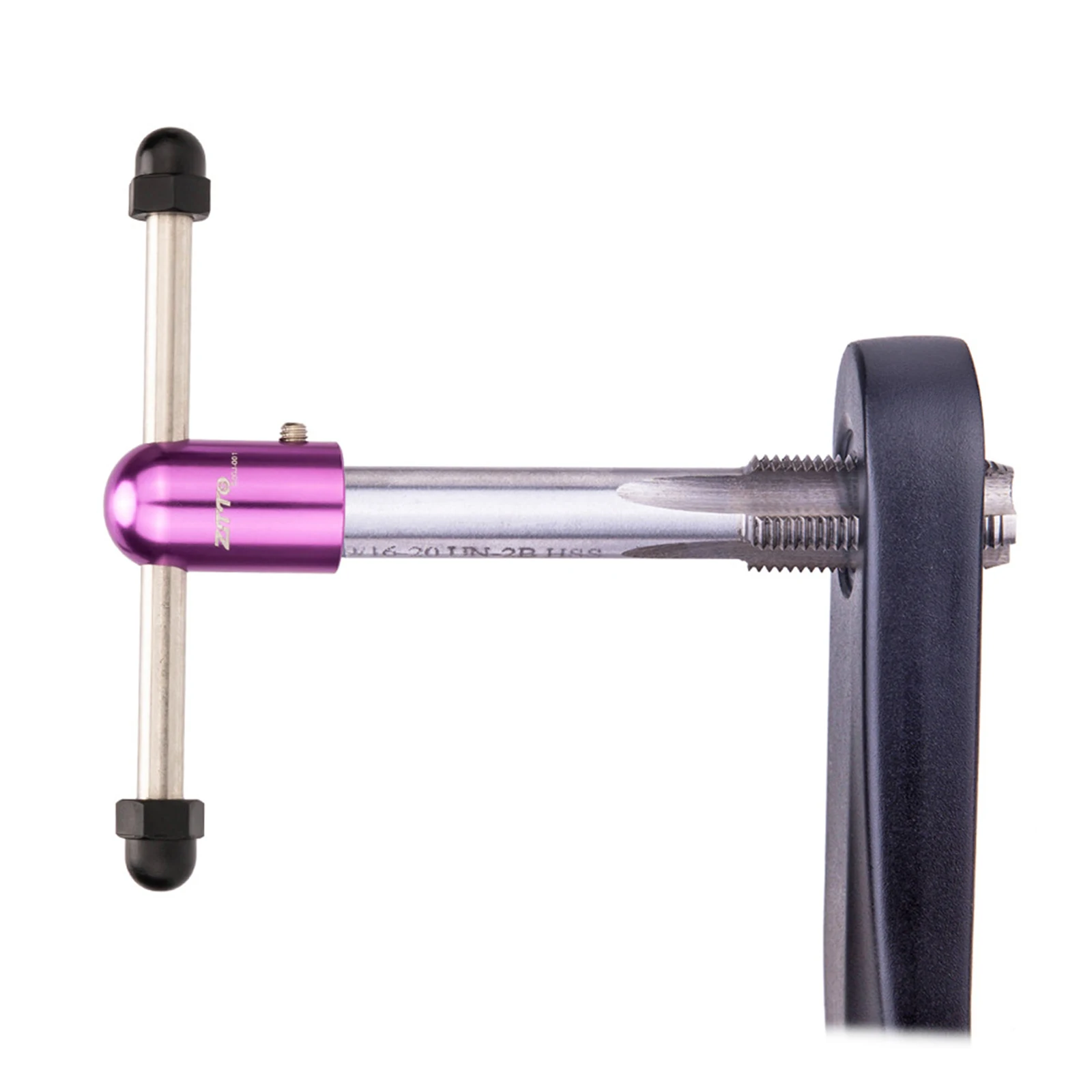 9/16 Bicycle Crankarm Thread Repair Set with Left and Right Side Tap and Steel Handle for Accurate Crank Arm Thread Fix