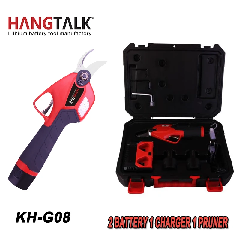 

HANGTALK 10.8v KH-G08-2 electric li-battery cordless pruning shear