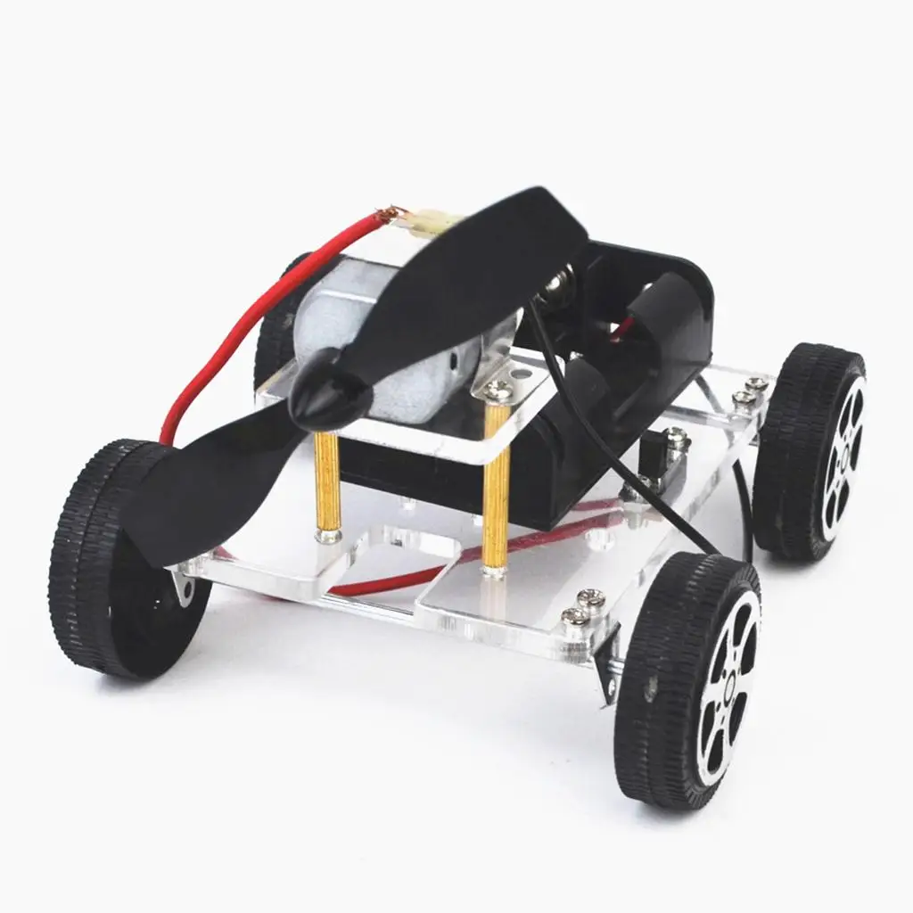 DIY carro modelo para crianças, montagem elétrica brinquedos, gadget educacional