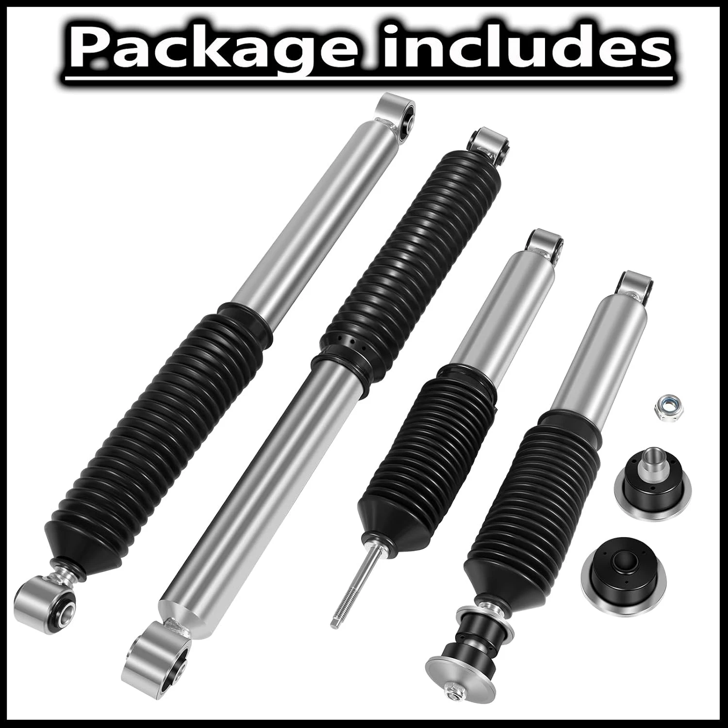ANX Vorder- und Hintermonotube-Stoßdämpfer 5100 für Silverado Sierra 1500HD 2500 2500HD 3500 3500HD 1999-2010, ersetzt 24-186735 24-186742 – Detail 7