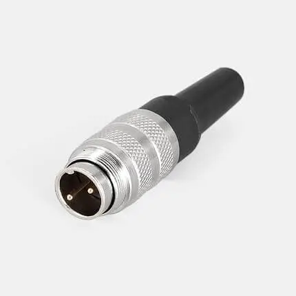 M16 J09 Connector Circular IP65 Waterproof 2pin Male Plug Female Socket Non-Shield