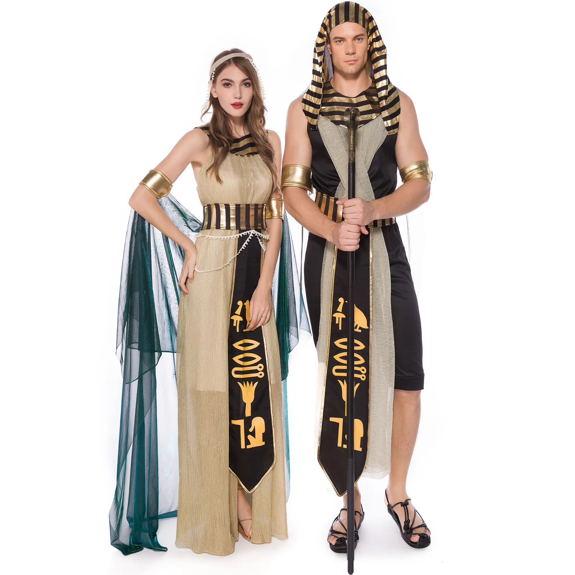 

Костюмы для выступлений MXL Goddess And Prince, парные костюмы для маскарадного бала в честь Дня мертвых, наряды на Хэллоуин, женская мода