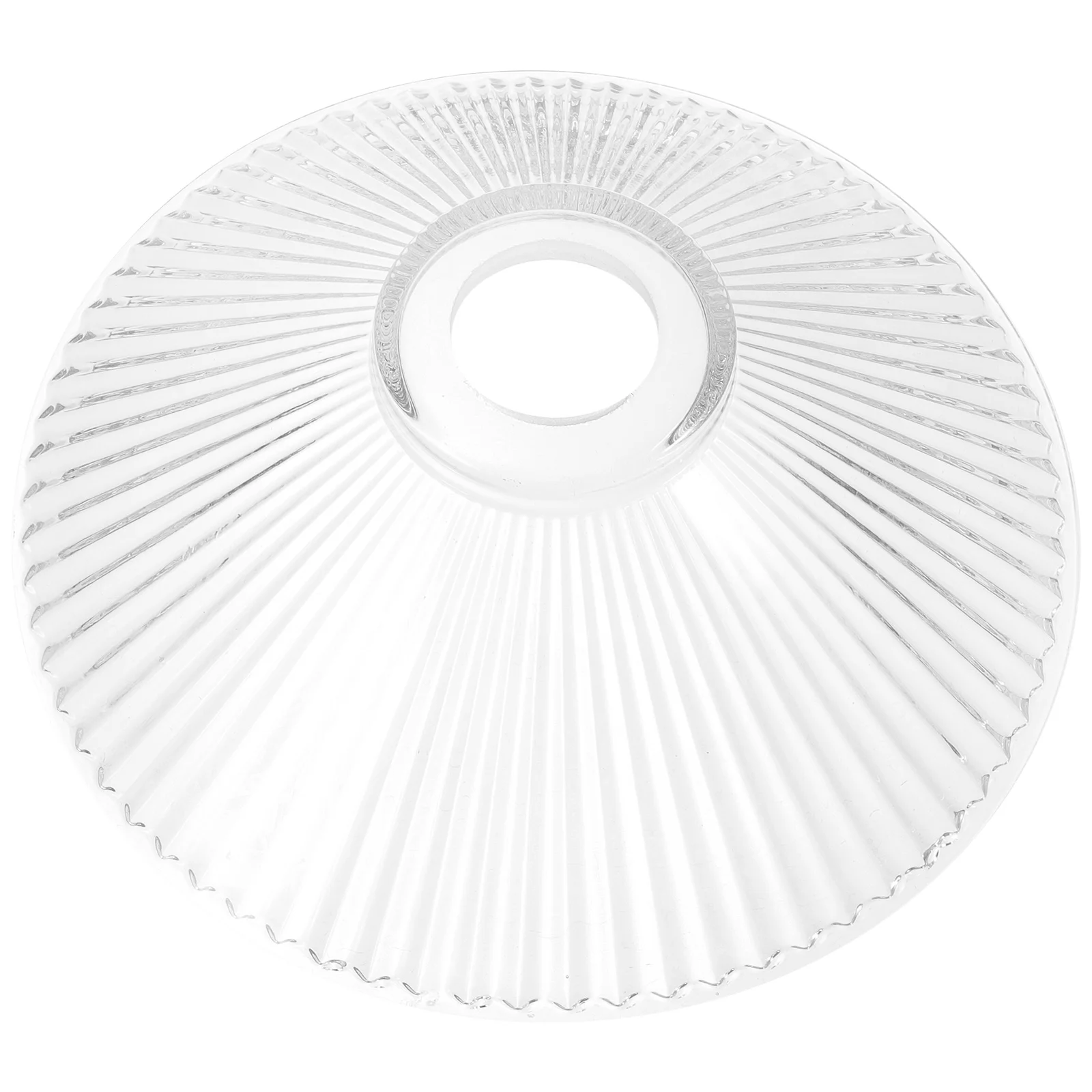 Pantalla de luz colgante de cristal transparente, 55Mm, soplada a mano transparente gruesa para lámpara colgante, candelabro, iluminación de decoración del hogar