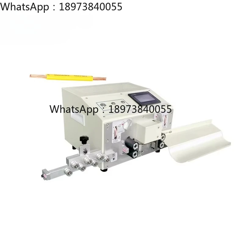

10SQMM Cable Cutting and Stripping Machine Long Length Wire Cutting Stripping Machine RJ12 Cut and Strip Line Machine