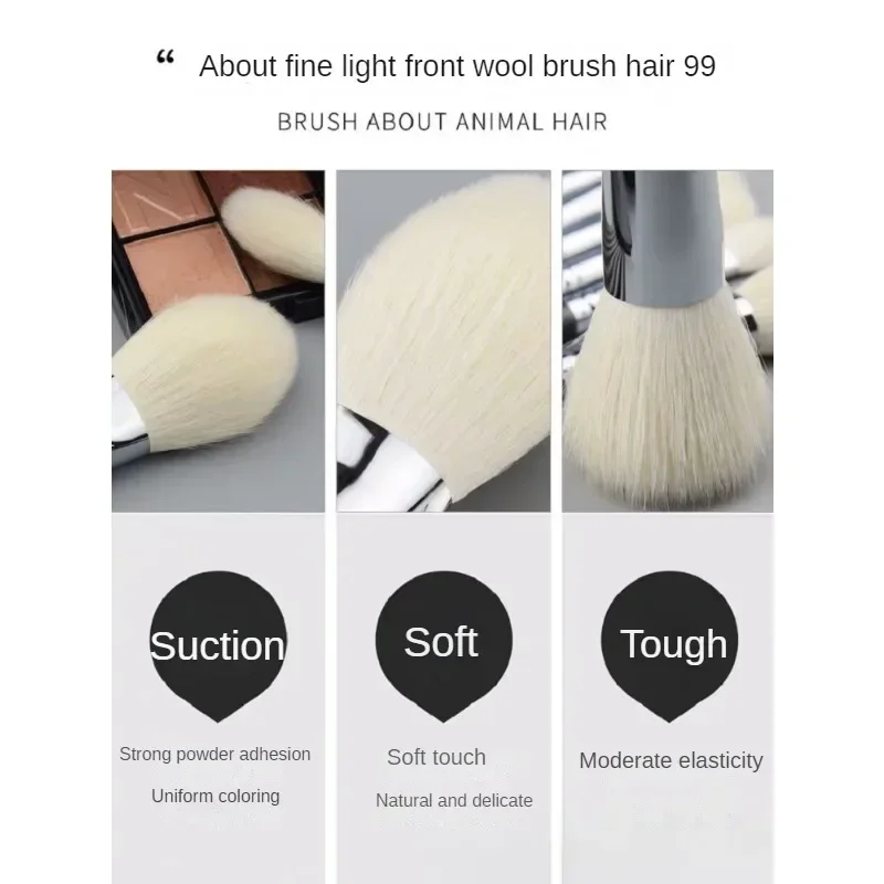 Small Crease Brush Fluffy Goat Hair Precise Tapered Crease Makeup Tool Mini Pointed Eyeshadow Blending Makeup Brush Tools