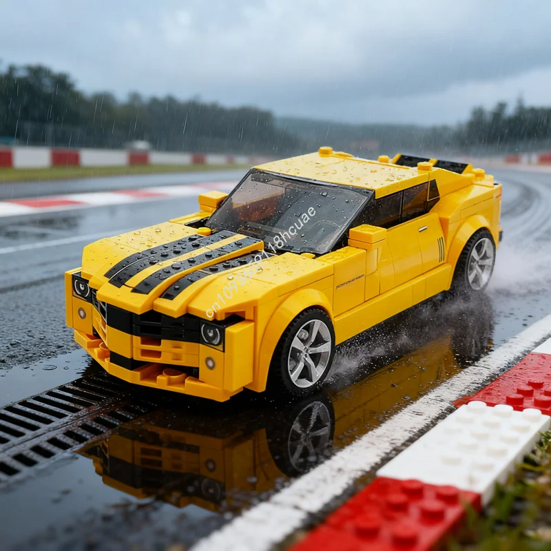 

321pcs MOC Chevroleteed Camarosn Bumblebee Model Building Blocks Christmas Gifts Assemble Toy DIY Creative Idea Education Brick