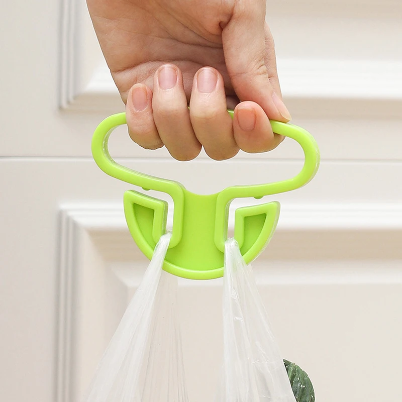 5/10pcs Bag Carrying Handles Plastic Shopping Bag Lifters Comfortable Grip Carrying Holder Labor Saving Kitchen Tool