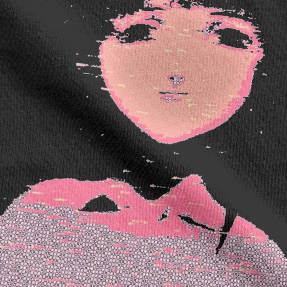 Men T-Shirts Lets All Love Lain Serial Experiments Lain Crazy 100% Cotton Tees Anime T Shirt O Neck Clothes Plus Size