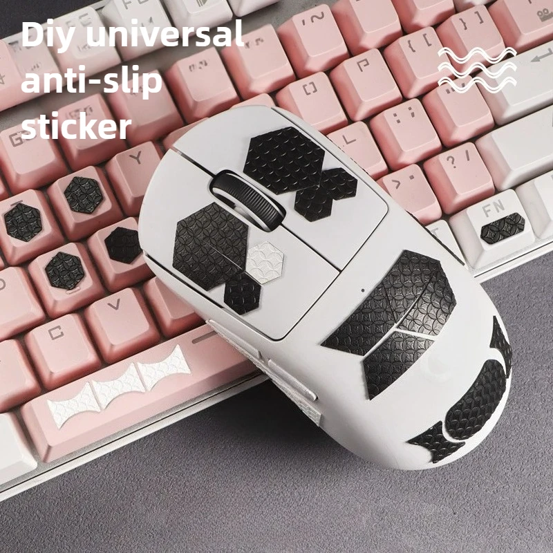 

Universal DIY Wavy Grip Tape For Logitech GPW /Razer – Anti-Slip Sweat-Absorbent Full-Size Cover For Game Controllers & Mice