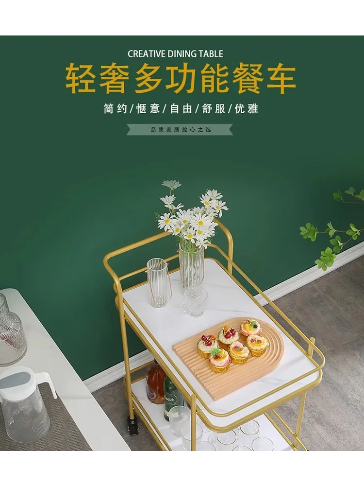 Trolley Hotel Restaurant Wine Cart Mobile Cake Delivery Trolley