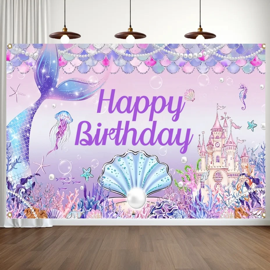 Large Size Party Backdrop Versatile Photography Cloth Baby Shower Backdrop Thematic Photocall For Celebration