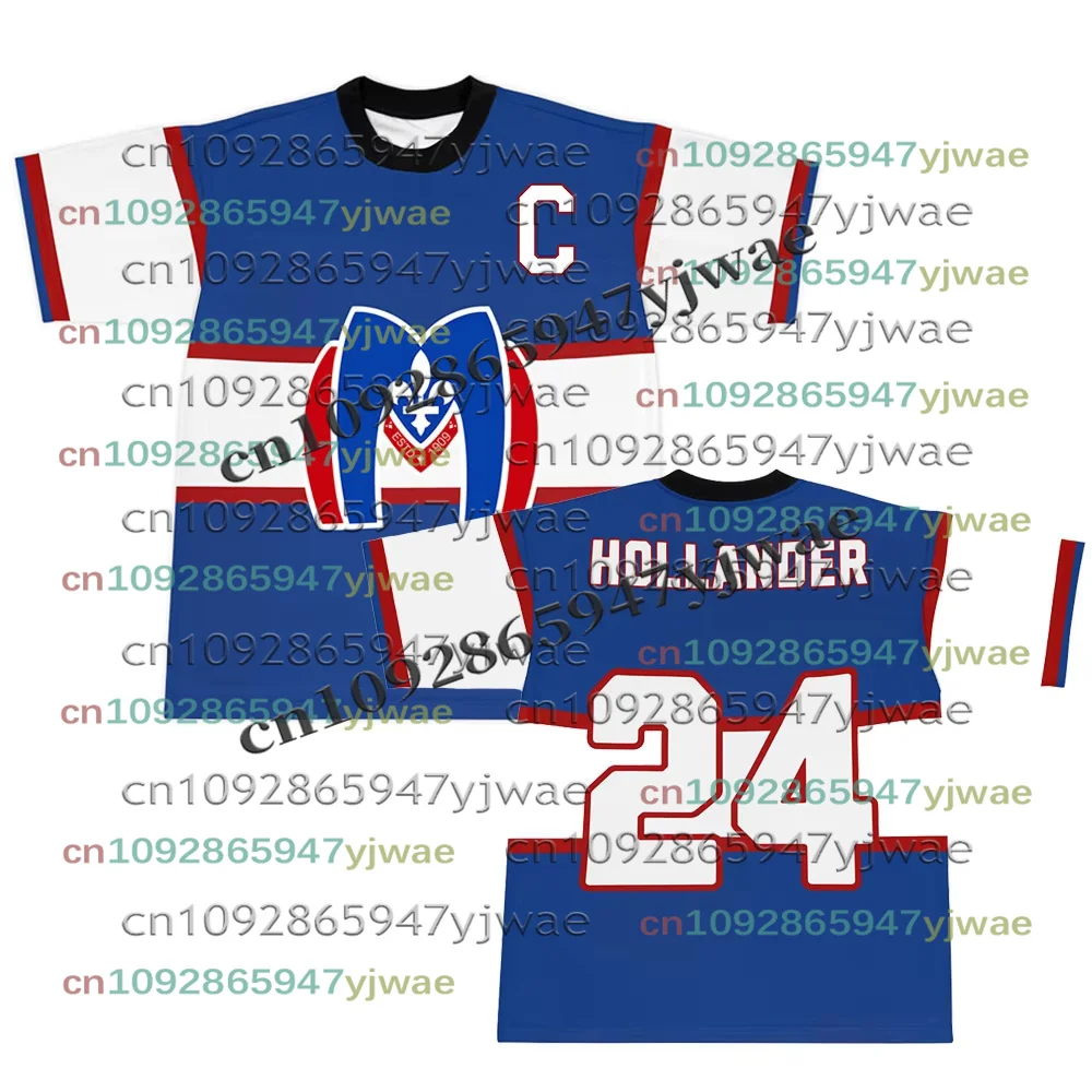Shane Hollander 24 Montreal Metros Tee Heated Rivalry Cosplay T-shirt Short Sleeve Unisex Streetwear Fashion Men Women Kids Tops