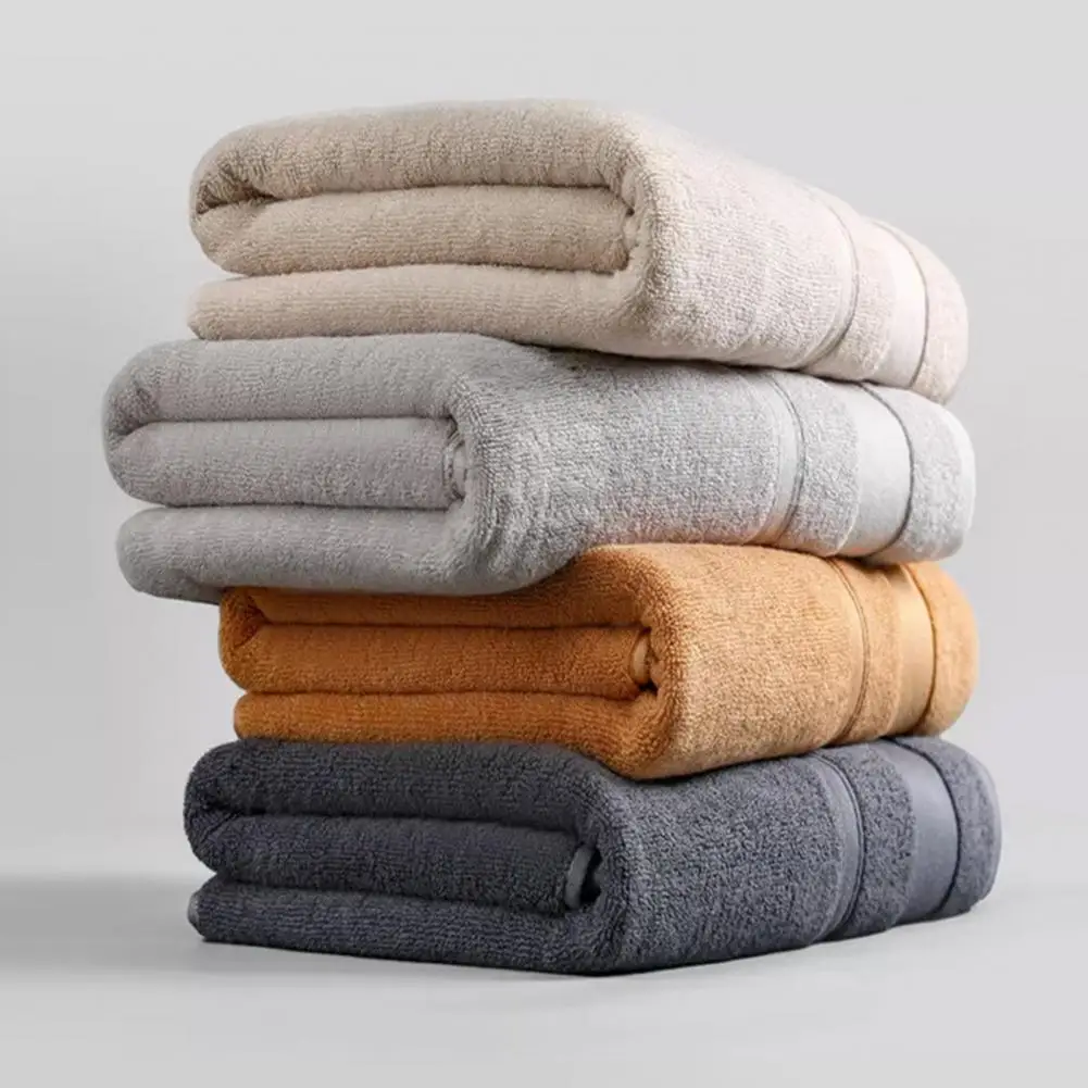 Breathable Bath Towels for Home Cotton Bath Towel Extra Absorbent Thick Shower Towel Soft Quick-dry Gym for Adults for Bathroom