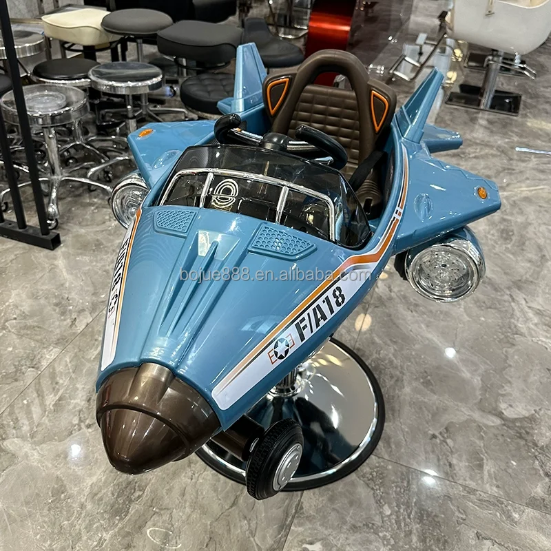 Children's Barber Chair Beauty Salon Furniture Cartoon Airplane Chair Children's Chair Barber Shop Equipment Factory