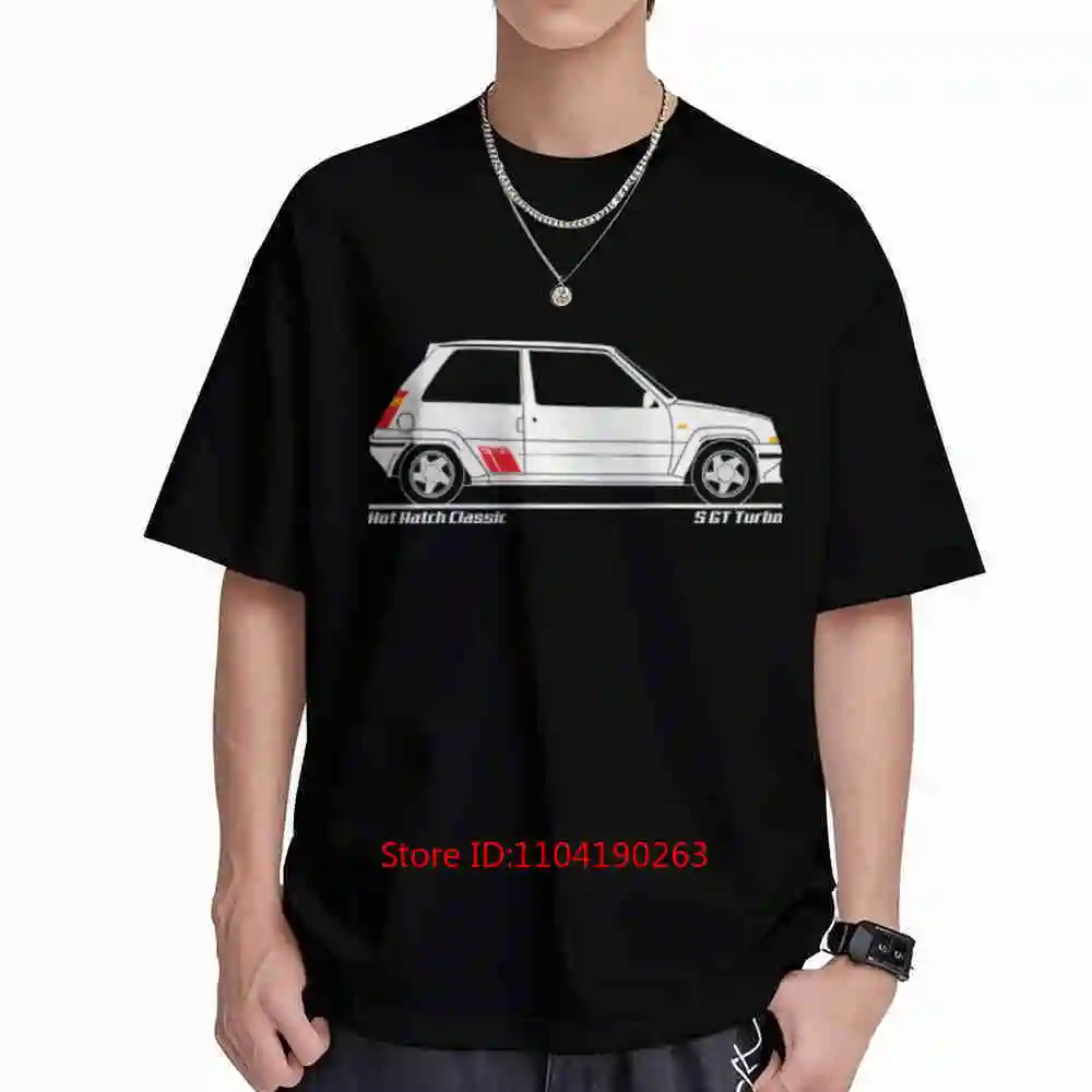 Menace II Society Retro GT Turbo Hot Hatch Short Sleeve Tee 100% Cotton T-Shirt