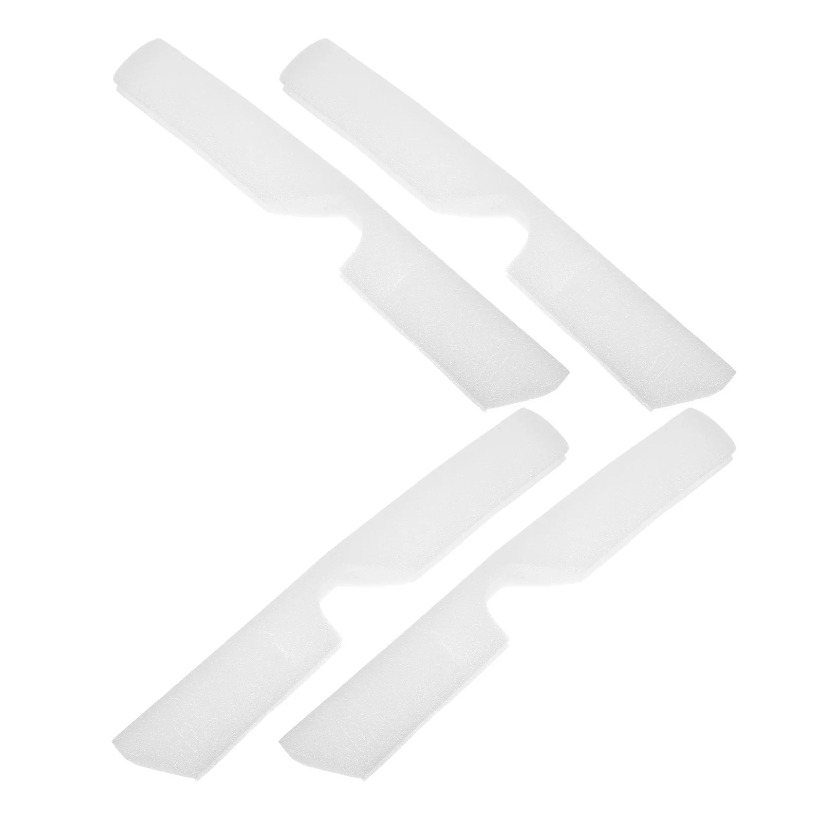 

4pcs Foam Hanger Strips White Non-Slip Grips For Clothing Enhanced Stability Anti-Skid Pads Wardrobe Closet Storage Photography