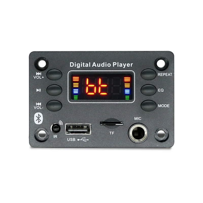 -N21R 12V MP3 Player Decoder Board Bluetooth 5.0 Car FM Radio Module TF USB 6.5Mm WMA Player Decoder
