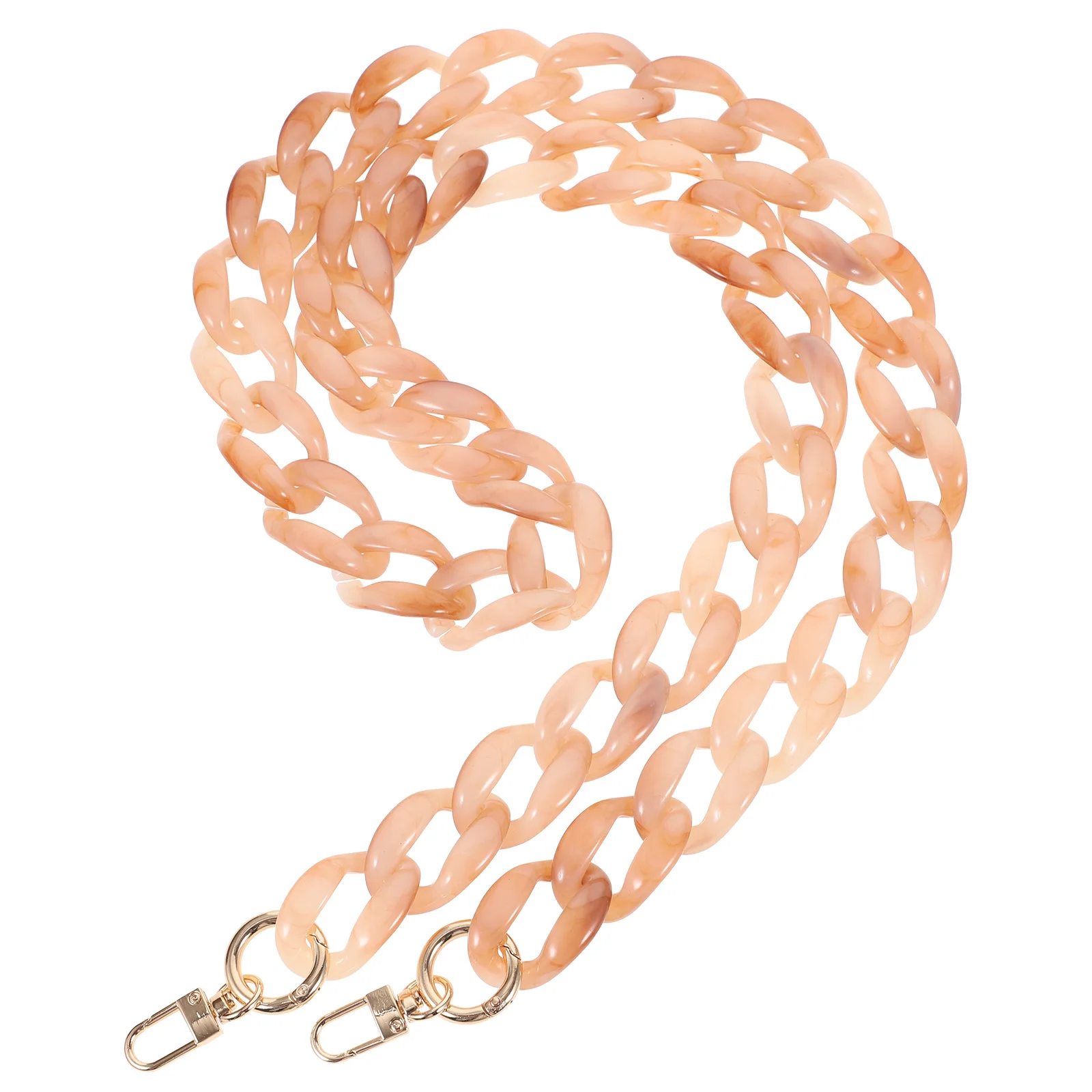 Cinghia per Borsa in Acrilico a Catena Lunga con Chiusura a Doppia Estremità per Riparazione e Sostituzione di Borse Fai-da-Te