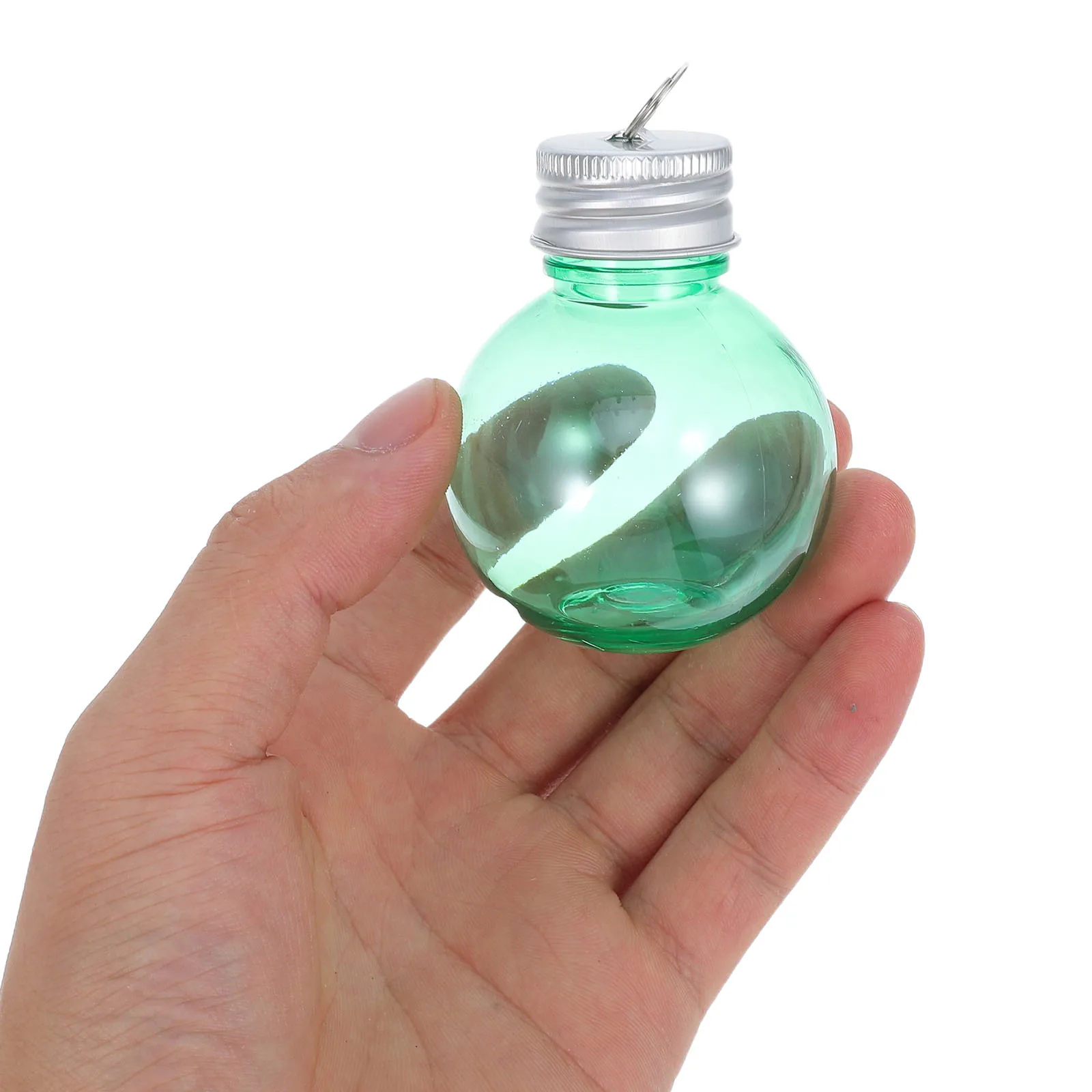 

24pcs Clear Plastic Fillable Ornament Balls 50Ml Transparent Hanging Craft Decoration Ball For Christmas Party Diy Sand Art Wish