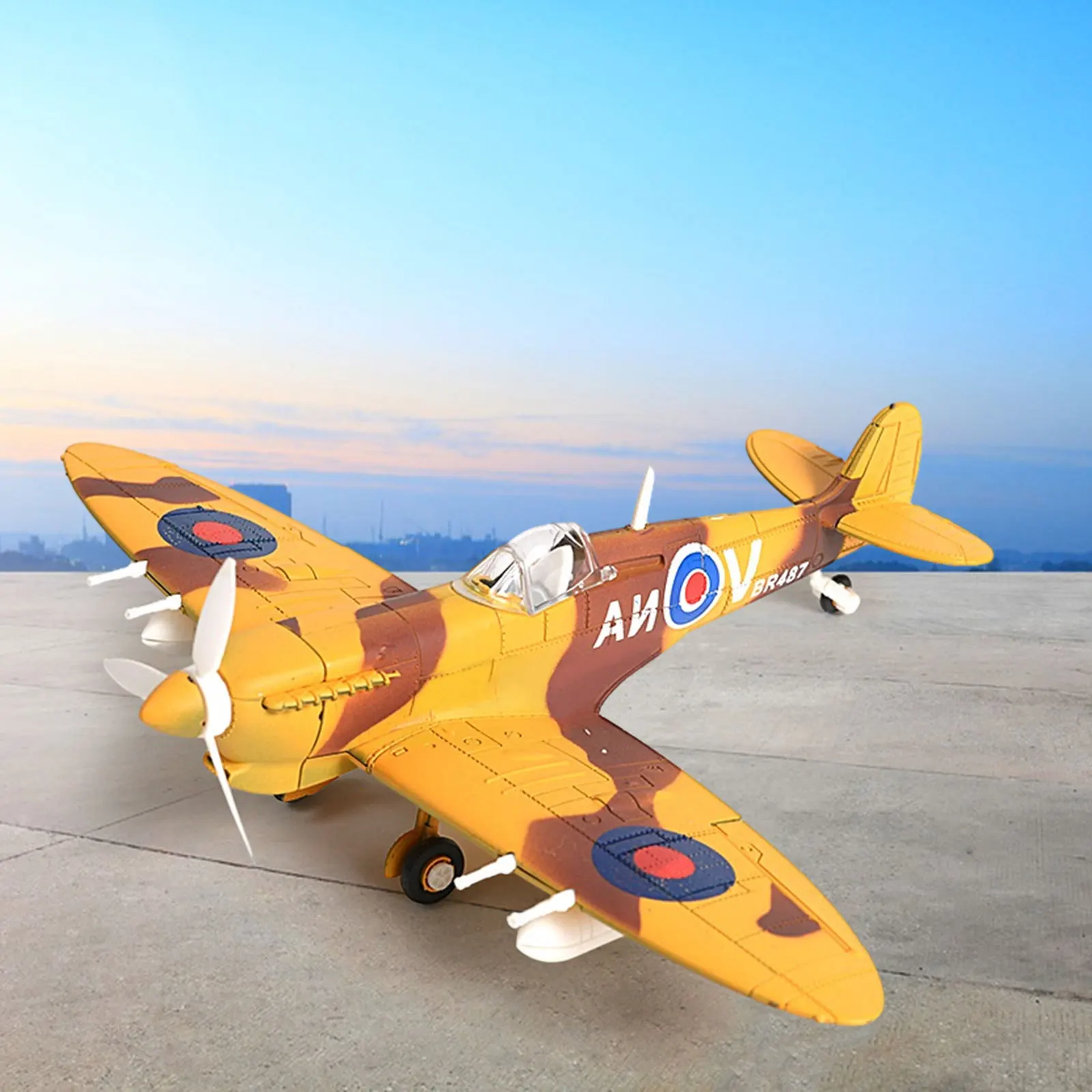 1/48 Airplane Model DIY Plane Desktop Decor Plane Toy Assemble Toy Handmade 3D Fighter Model Airplane Puzzle Plane Building Set