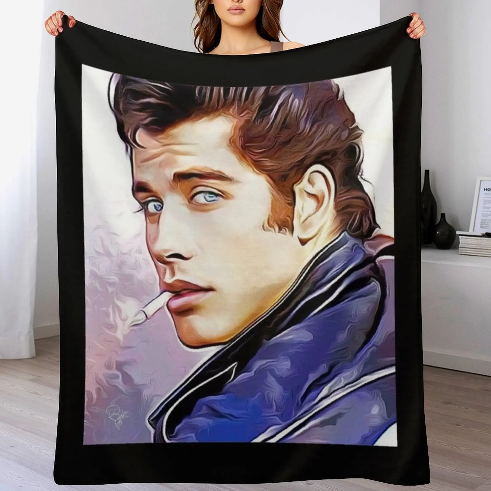 DANNY ZUKO / John Travolta Throw Blanket Lightweight Warm Blanket for Indoor Outdoor Use
