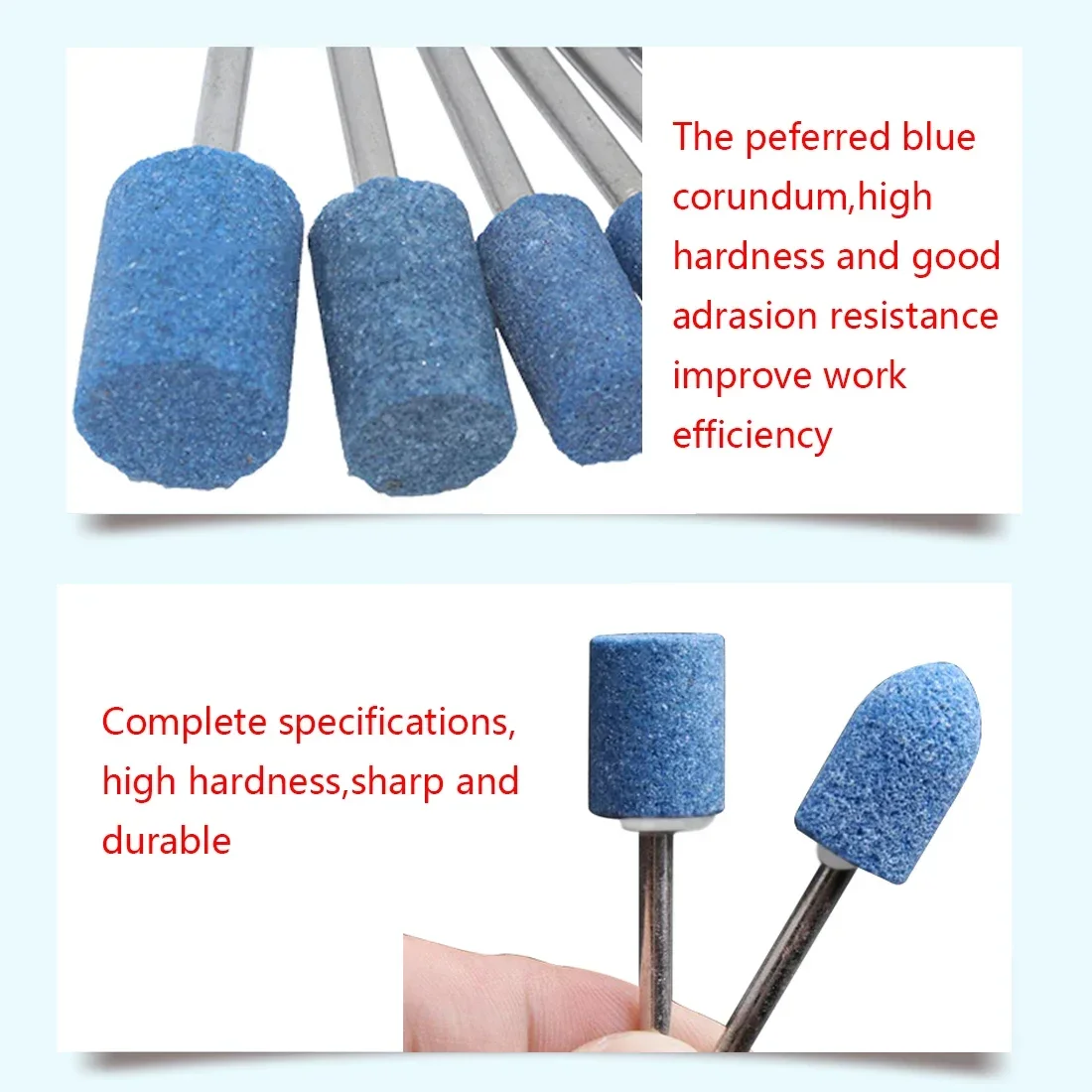 5/10pcs Polish Head Wheel Head Abrasive Mounted For Dremel Rotary Power Tools Electric Grinding Stone Wheel Dremel Accessories view 4