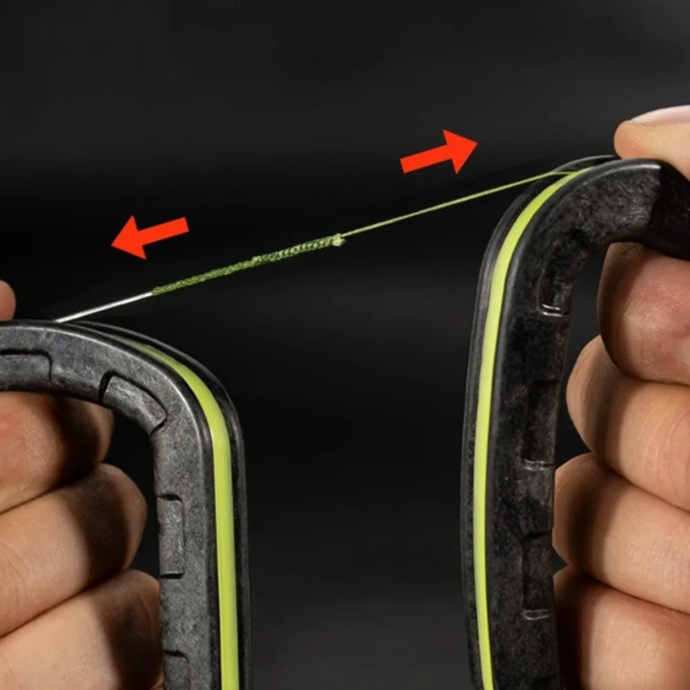 1 قطعة مكافحة زلة خيط صنارة الصيد مجتذب النايلون كابل مجتذب الصيد أداة خيط صنارة الصيد الموتر زعيم الصيد في الهواء الطلق اكسسوارات