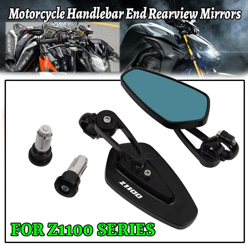 For Z1100 Z 1100 z1100 2026 Aluminum Rotatable Motorcycle Rear View Side Parts 7/8
