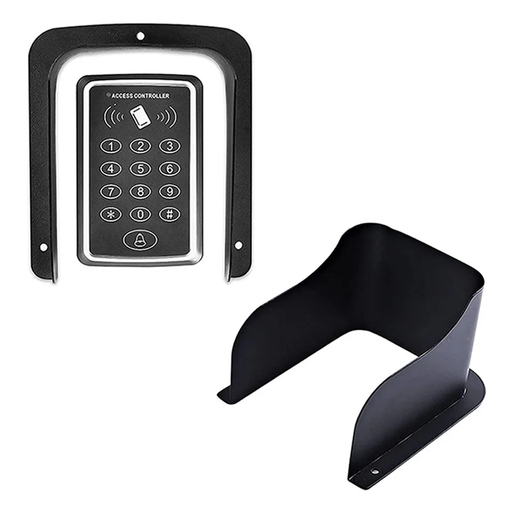 Outdoor Waterproof Doorbell Rain CoverWith Solar Charger Protects Anti-Glare Ring Doorbell Cover Access Control System Cover