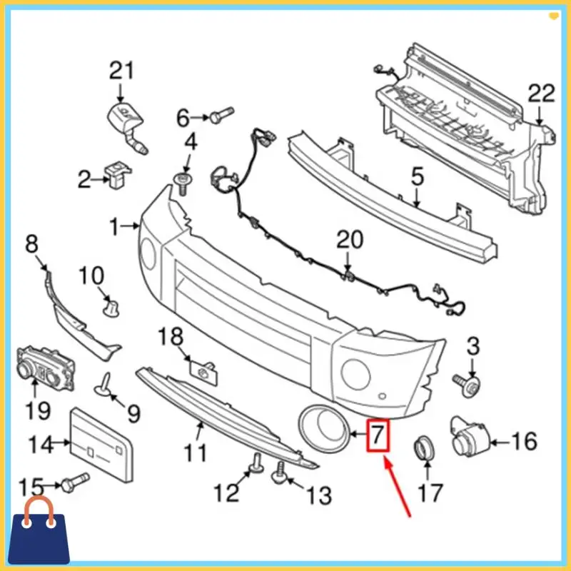 

Efficient For Land Rover LR4 Discovery 4 2014-2016 Car Front Bumper Fog Light Lamp Frame Cover LR051335 LR051337