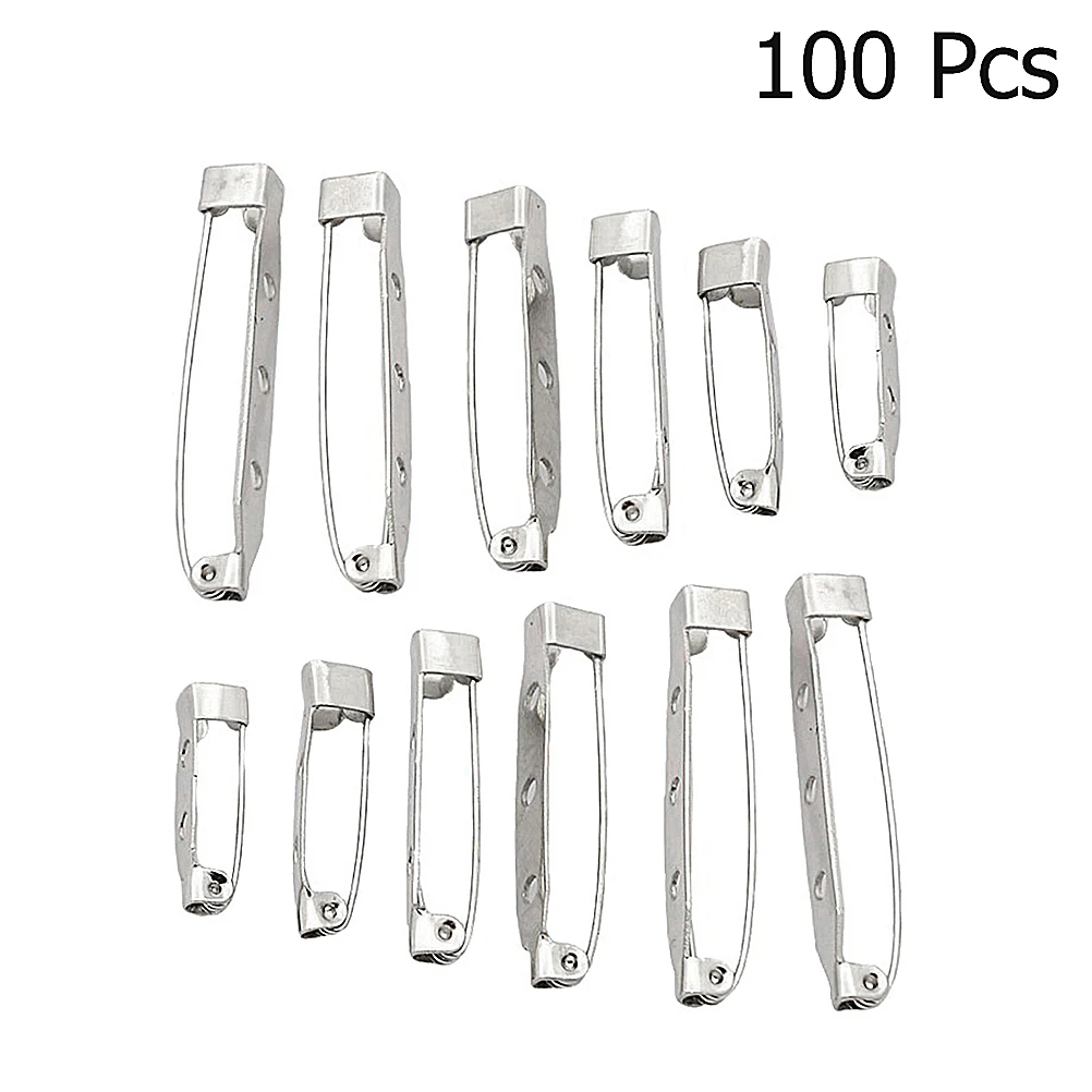 

100pcs SafetyPins Buckle Pin Accessories Safety Bulk Diy Clothes Pins Pins SewingCrafts HomeUse